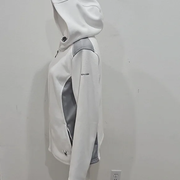 Spyder Women's Layna Full Zip Jacket In White Size XL - Picture 6 of 14